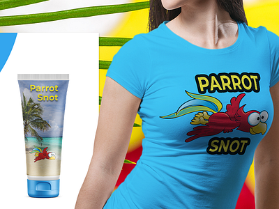 Parrot Snot Hero branding design hero banner ux web