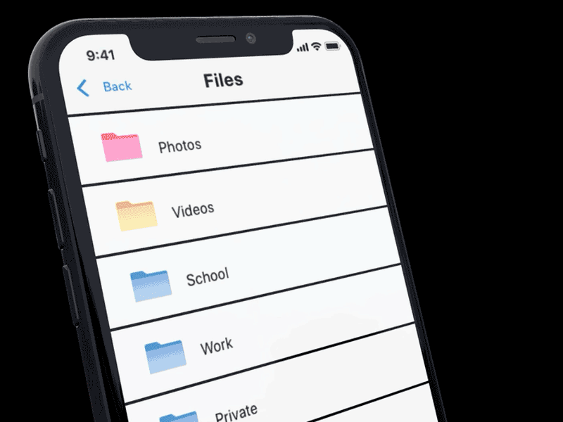 Simple file manager idea