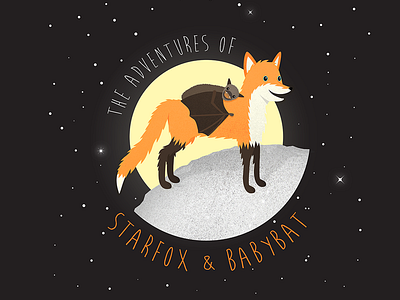 The Adventures of Starfox & Babybat illustration