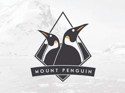 Mount Penguin design logo