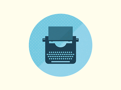 Typewriter Icon custom icon illustration