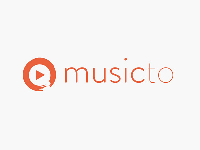 musicto Logo branding brandon grotesque illustration logo logo design logomark