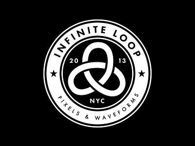 Infinite Loop Seal branding identity illustration infinite loop logo logo design seal