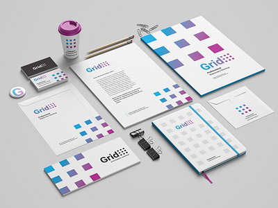 Stationary Designs - Waddle branding design flat illustration logo stationery