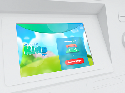 Design for Kids ATM machine 06 animation app branding design illustration kids kids app typography ui website