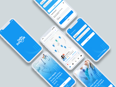 Doctor Booking Application app application book booking chat consultation consulting design medical medical history medicine order medicine