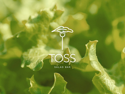 Toss Salad Bar Logo Design brand design brand identity branding food green healthy icon lettuce logo logo design organic restaurant salad vegetables