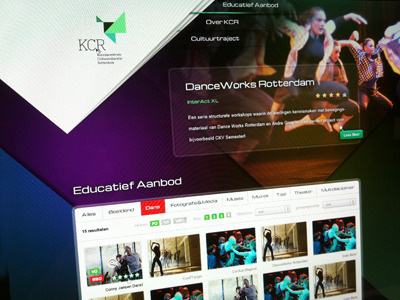 Educational/Cultural Platform interaction interface webdesign