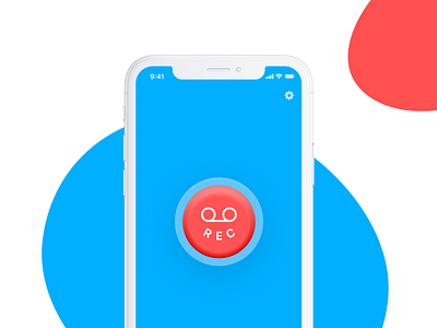 Call Recorder app animation app design icon illustration logo mobile app mobile design mobile ui recorder app ui ux voice recording