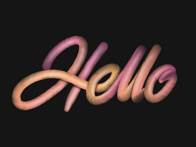 Hello art branding design hello illustration lettering minimal procreate typography