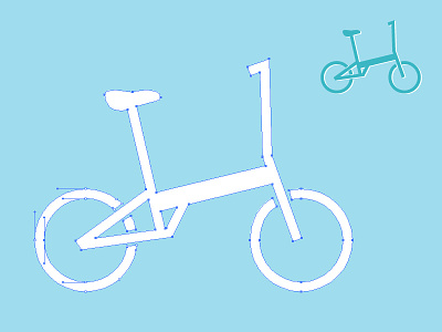 Fold Bike Vector bicycle bike fold vector