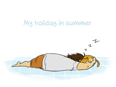 Songkran 2015 songkran sleep nap cat holiday