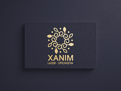 XANIM lazer - epilyasiya mərkəzi üçün logo