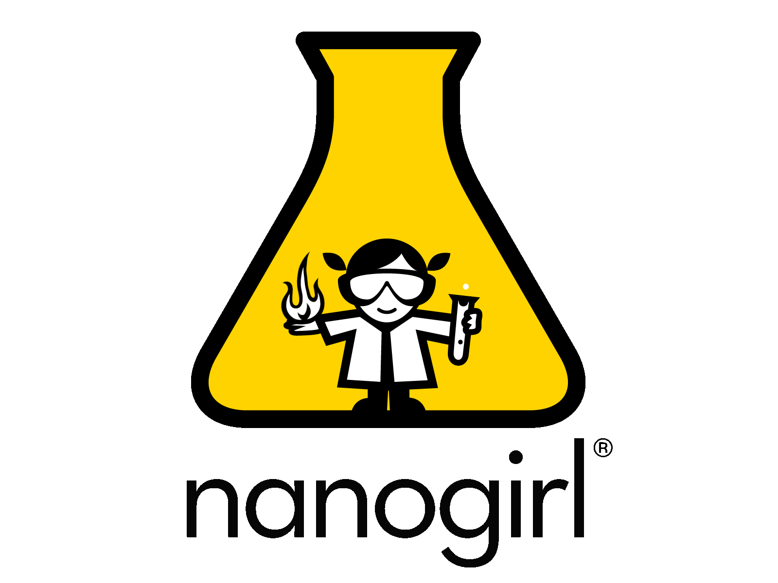 the chemist girl animation app branding chemical chemist girl chemistry design diamond experiment gem girl icon nano