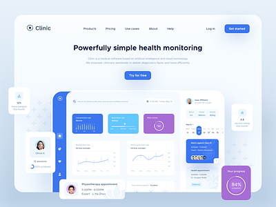 Freebie | Clinic UI elements by Juliette Lagache for White Label on ...