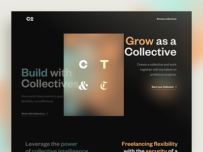 Collective • landing page header