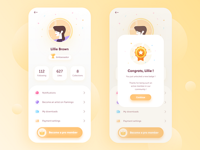 Flamingo 🦩• profile and badge