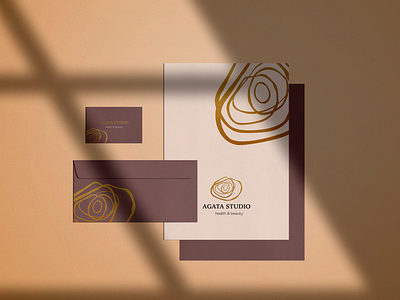Brand identity for luxury spa centre