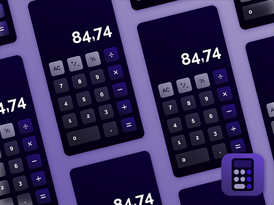 DailyUI 004 - Calculator design 004 calculator dailyui dailyui004 design digital art graphic design interface ui ux uxui uxuidesign uxuidesigner visual design