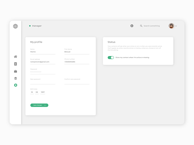 DailyUI 007 - Setting design 007 dailyui dailyui007 design digital art graphic design interface ui ux uxdesign uxui uxuidesigner visual design