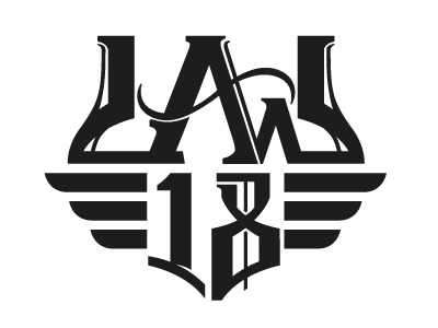 New Law 18 band logo logo mastodon metal music stoner typography