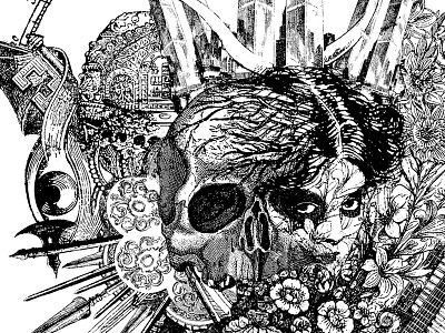 Law 18 Album Artworks engraving hardcore illustration metal music
