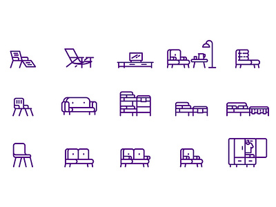 Furniture Icons Collection