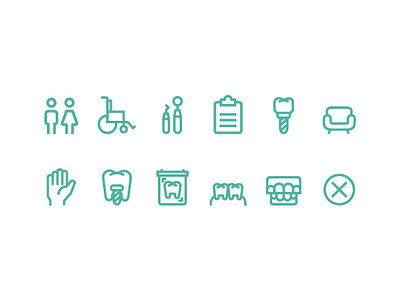 Dentist Icon Collection