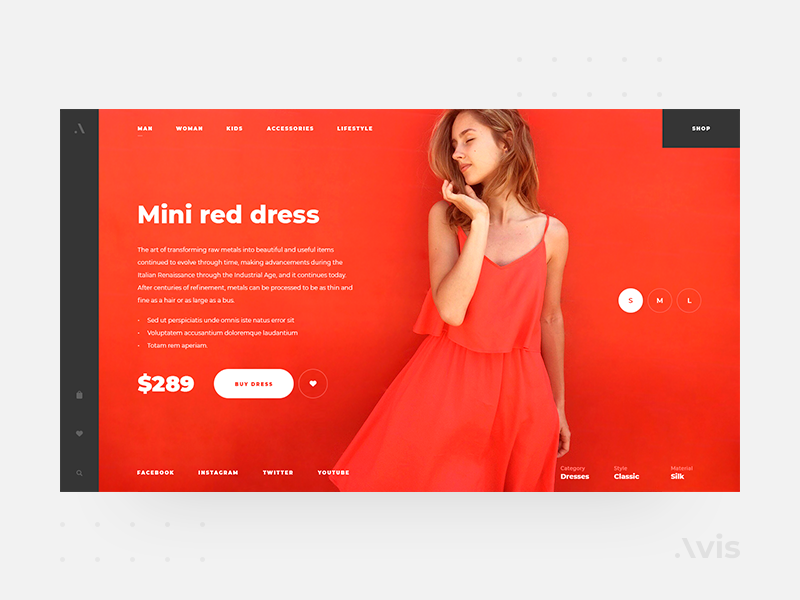 Product page template | Avis UI Pack products product page product website typography web design web ux ui kits ui kit ui template minimal interface flat ecommence download design clean buy