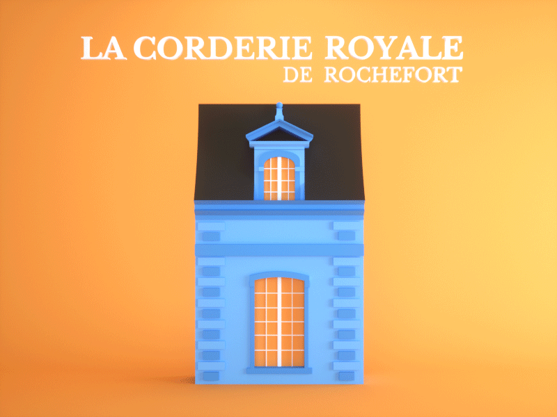Corderie Royale de Rochefort animation cinema 4d design motion design octanerender