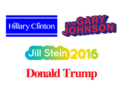 Offbeat Election Logos election logos presidential rebrand