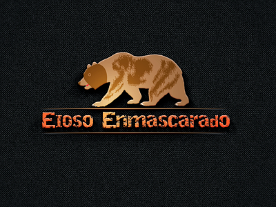 El Oso Enmascarado business logo logo modern vector