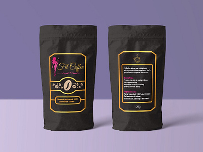 Coffee Pouch coffee bag label design label mockup package design pouch design product label professional