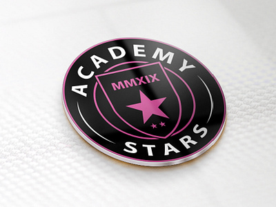 Academy Stars club custom logo fantasy football fantasy league football logo professional soccer badge soccer crest soccer jersey soccer logo sports team unique vector logo