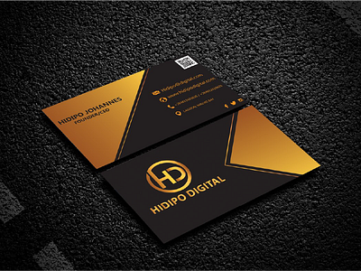 Hidipo Digital Business Card brand busines business card business card design business card mockup company graphic design