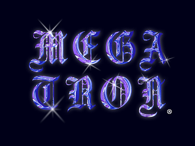 MEGATRON - lettering 3d animation artwork chrome colors design fontdesign graphic design icon illustration inspiration lettering light modeling typography ui