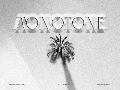 MONOTONE - Identity artwork black branding design font graphic design illustration inspiration lettering photography typography visual identity white