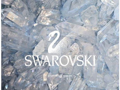 Swarovski branding mobile design web design