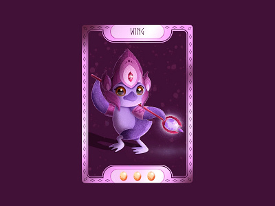 WING. Game character design animal art art board game card card design character character design character development children illustration cute animal digital illustration game game character game character design illustration motion character penguin ui