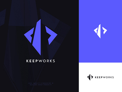 Keepworks Logo branding identity logo rebranding