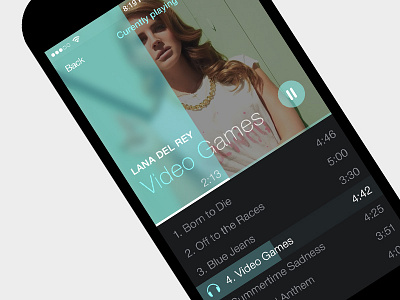 iOS7 Simple Music Player App