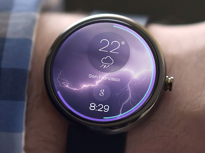 Android Wear - Weather 360 android moto smartwatch watch wear weather