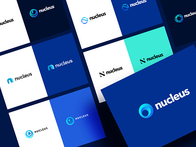 Nucleus - Logo Exploration brand branding concept exploration logo nucleus payment typeface