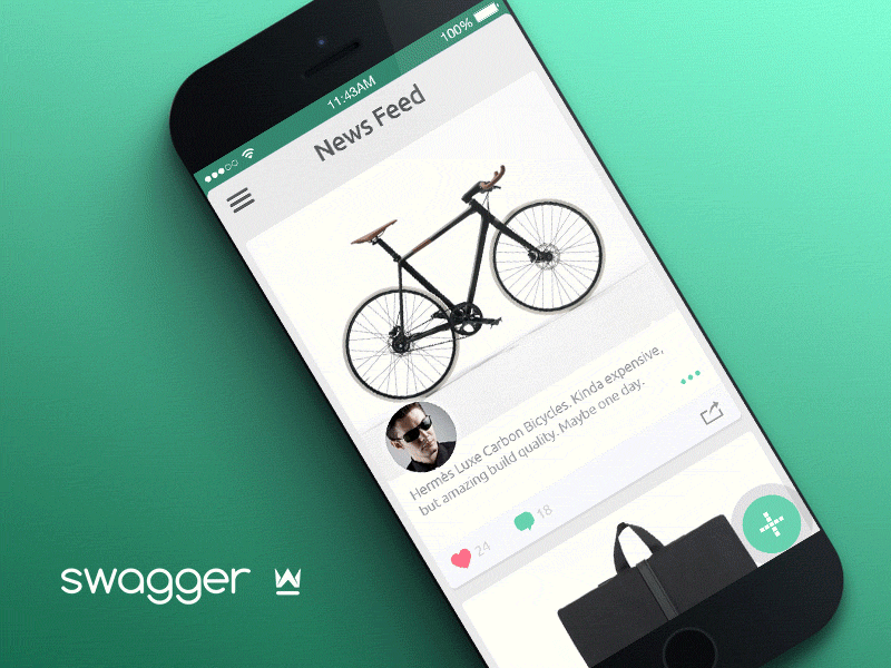 Swagger App Transitions