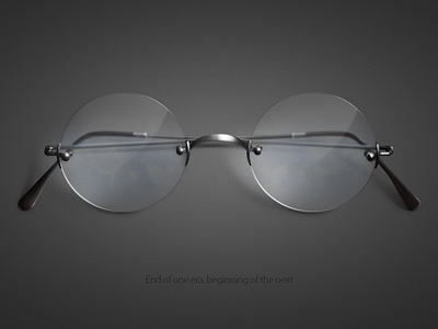Steve Jobs glasses apple eyeglasses icons illustration photoshop steve jobs wallpaper