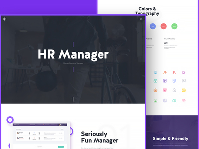 HR Manager case study case study design kreativa studio responsive sneek peek uiux web website