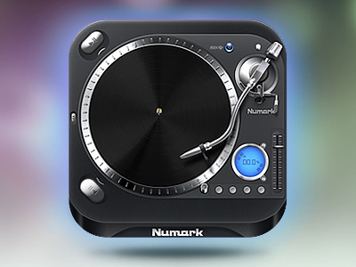 Numark Mixtrack Icon design dj icon illustration ios kreativa studio mixtrack numark photoshop