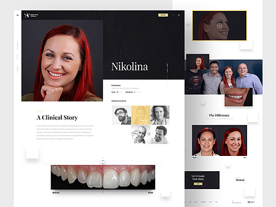 Digital Smile Academy - Case academy case clinic dental dentist digital parallax smile website