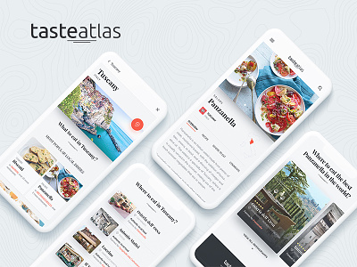 Tasteatlas atlas cooking drinks food ingredients map mobile recipes restaurants taste website yummy