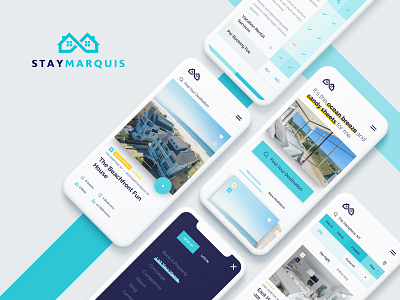 Stay Marquis - Mobile Screens accomodation design iphone layout luxury mobile properties rentals ui ux website